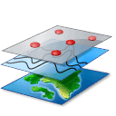 A map with red dots on it, featuring Data Field Technology Services and highlighting their expertise in innovative tech solutions.