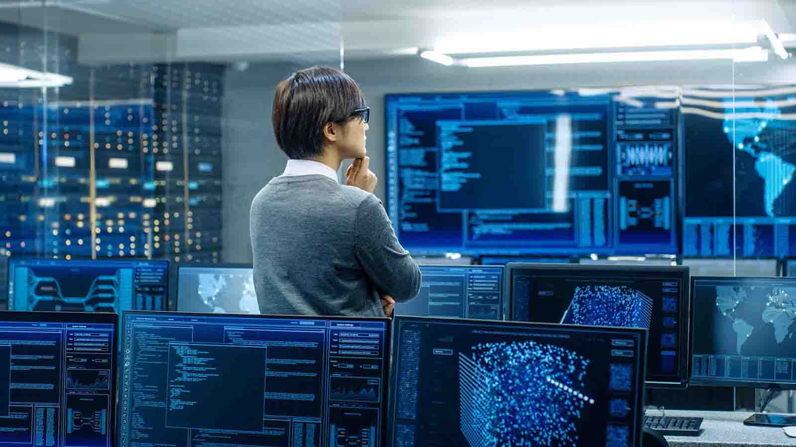 Image capturing a man thinking, featuring DataField Technology Services and emphasizing 'Automation is the Future of the Telecommunication Industry,' ensuring alignment with the page's context.