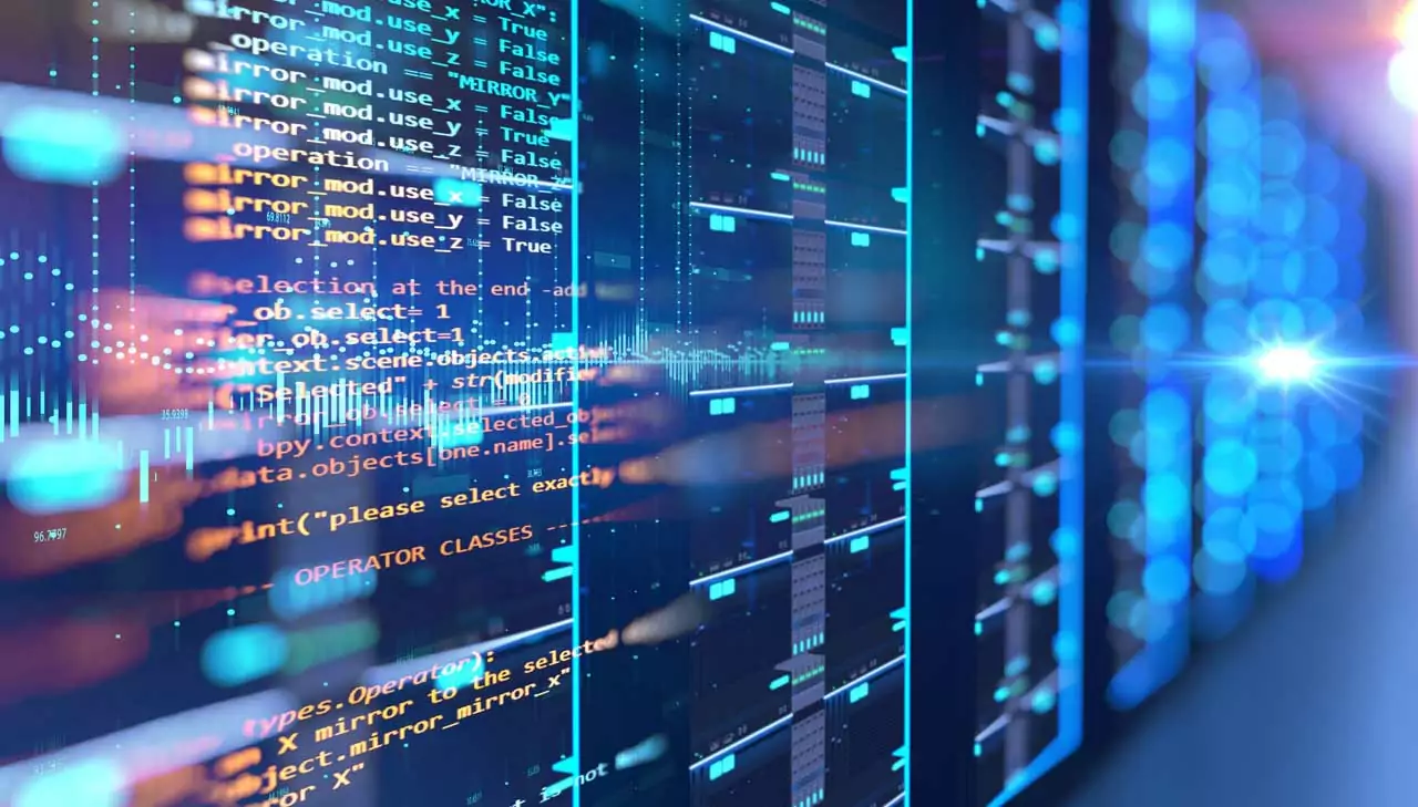 Image of data numbers in a digital display, featuring DataField Technology Services and highlighting how to maximize your potential with workflow process design.
